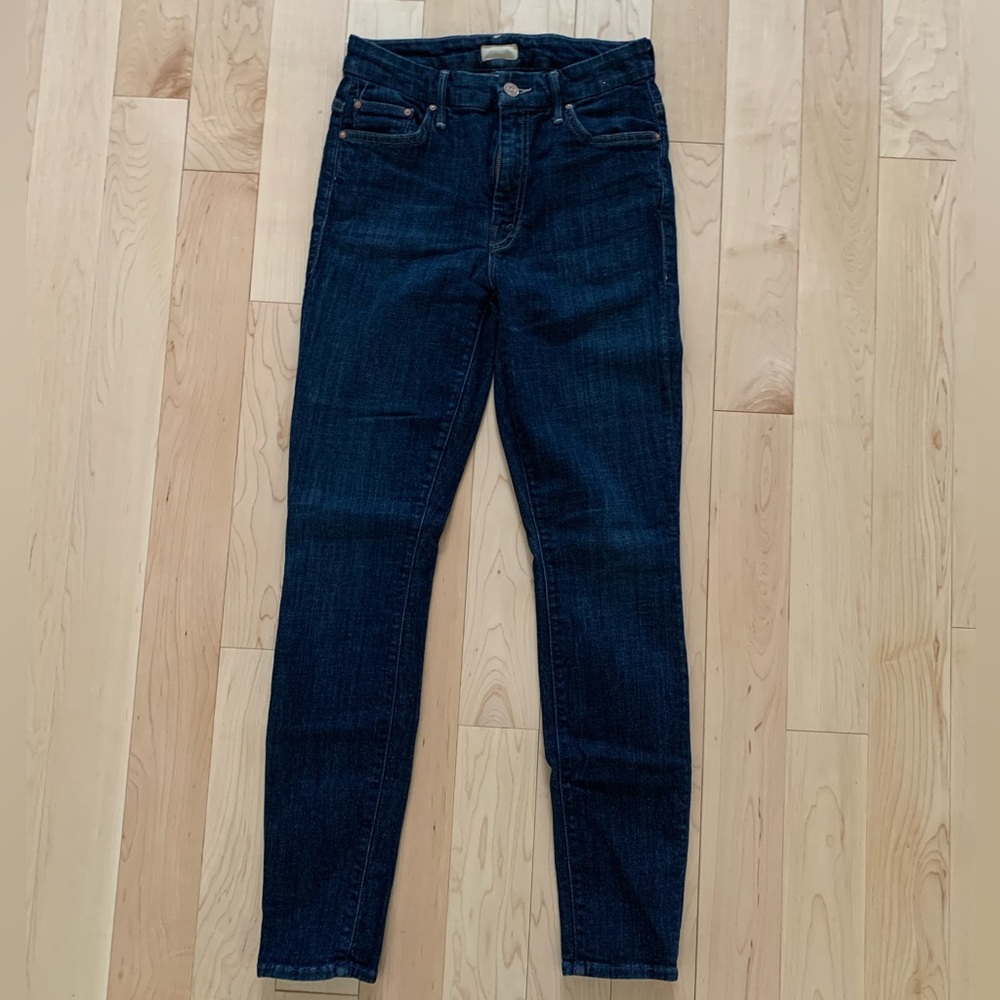 Mother High Waisted Looker in Clean Sweep